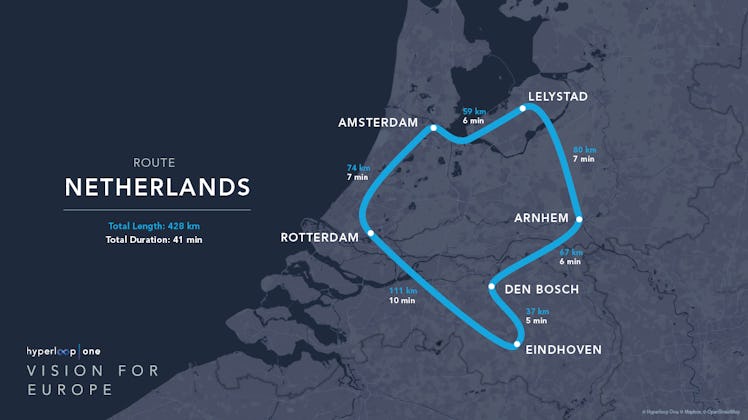 The Netherlands route