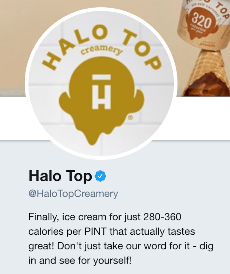 Halo Top official Twitter page.