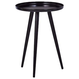 Rivet Modern Round Metal Side End Accent Table