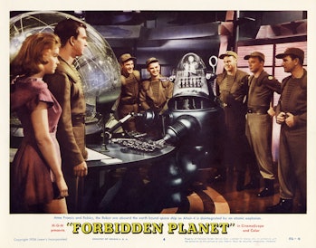 In 'Forbidden Planet', the robot is the real hero.
