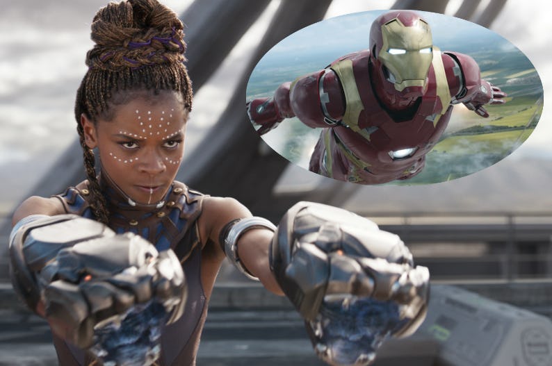 shuri iron man suit