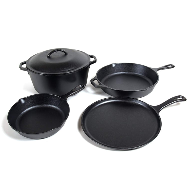 Lodge Seasoned Cast Iron 5 Piece Bundle