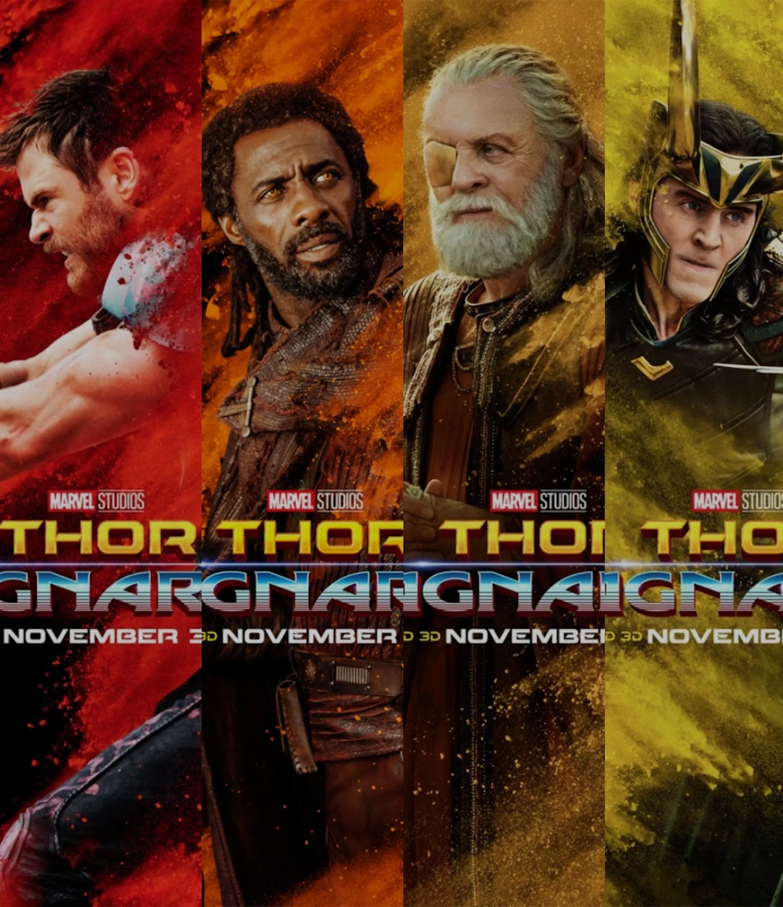 Bold New ‘Thor: Ragnarok’ Posters Show Characters’ True Colors