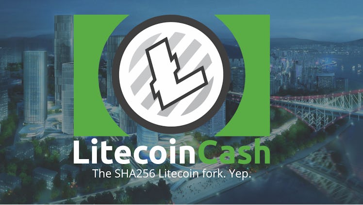 Litecoin cash website logo.