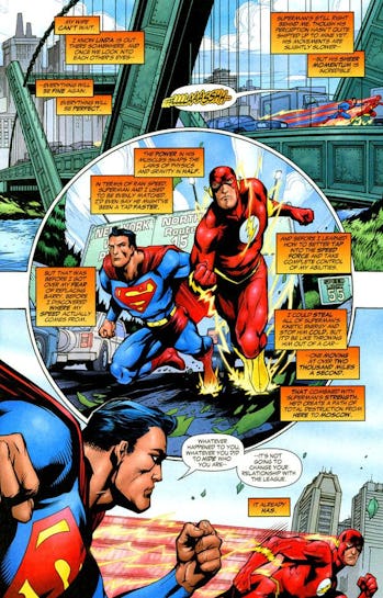 Justice League Post Credits The History Of Flash Vs Superman Races Justice League Post Credits The History Of Flash Vs Superman Races
