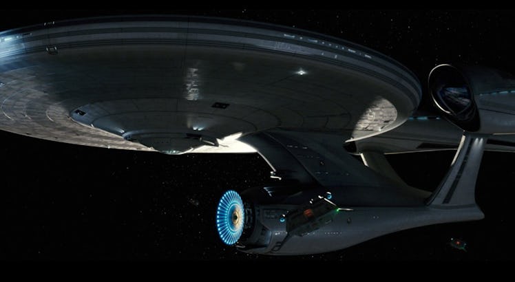 The USS Enterprise  in the J.J. Abrams 'Star Trek' 2009 reboot