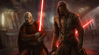 Darth Malak and Darth Revan, two of the scariest Sith to ever exist.