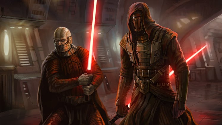 Darth Malak and Darth Revan, two of the scariest Sith to ever exist.