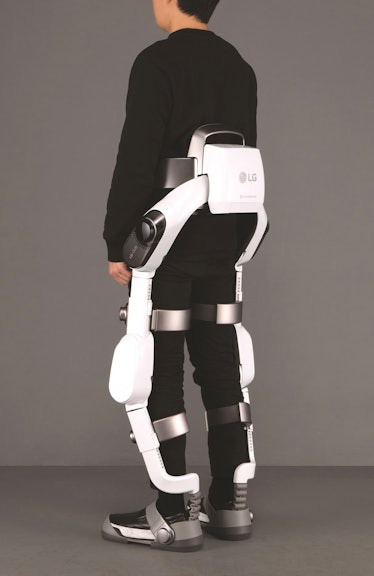 Back view of LG SuitBot