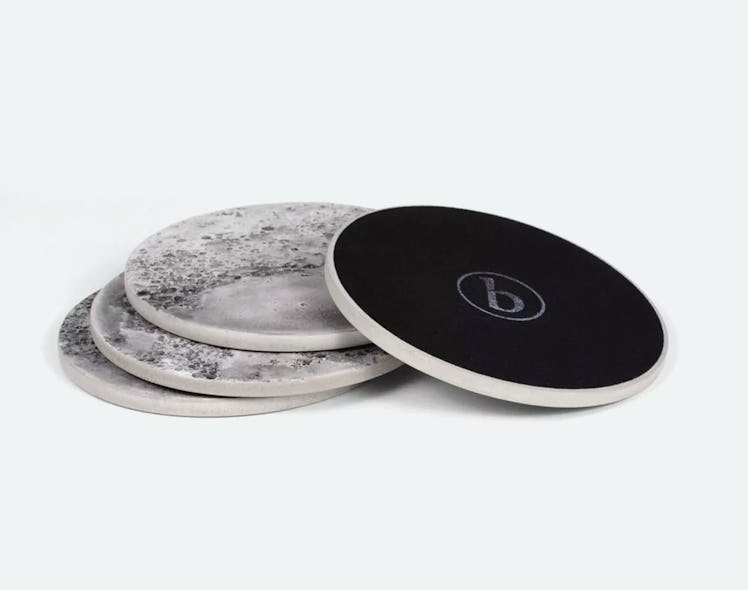 Bronsen Concrete Moon Coasters 