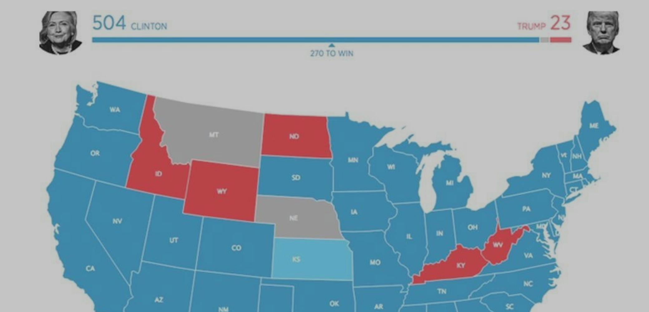 The "If Only Millennials Voted" Electoral Map Is Fake