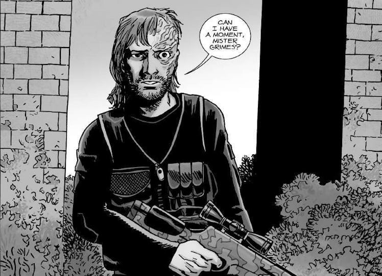 Dwight addresses Rick peacefully in 'The Walking Dead' comics