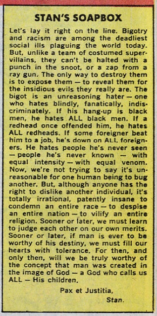 Stan Lee Racism Soapbox