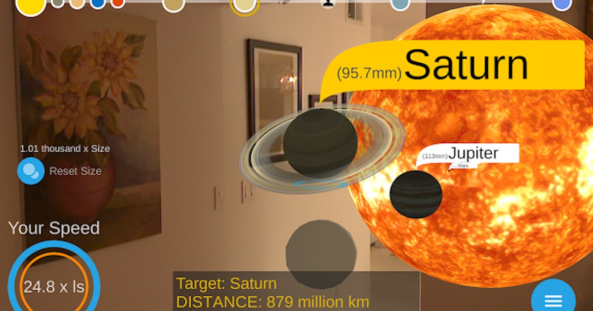 Google's Solar Simulator App Creates an Augmented Reality Solar System ...
