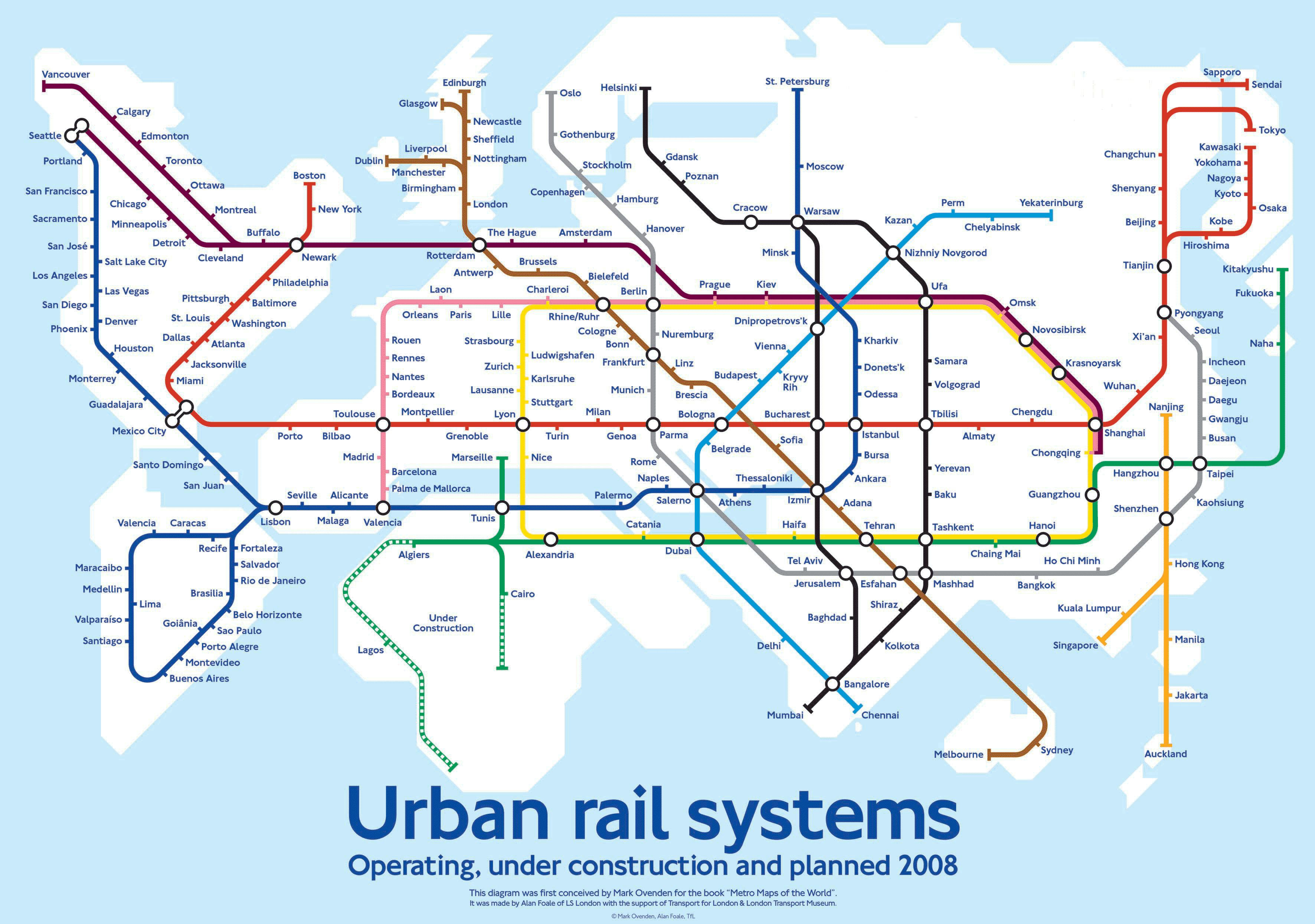 World Map Shows What a Hyperloop Future May Look Like