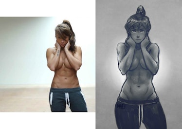 "The real Avatar Korra" is one of /rule34's most popular images.