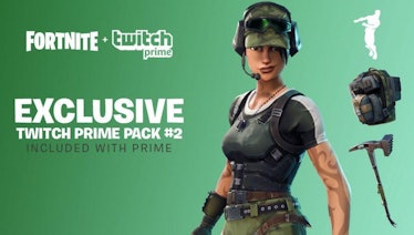 The second 'Fortnite' Twitch Prime Pack is now available.