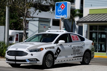 Ford's test vehicle in Miami.