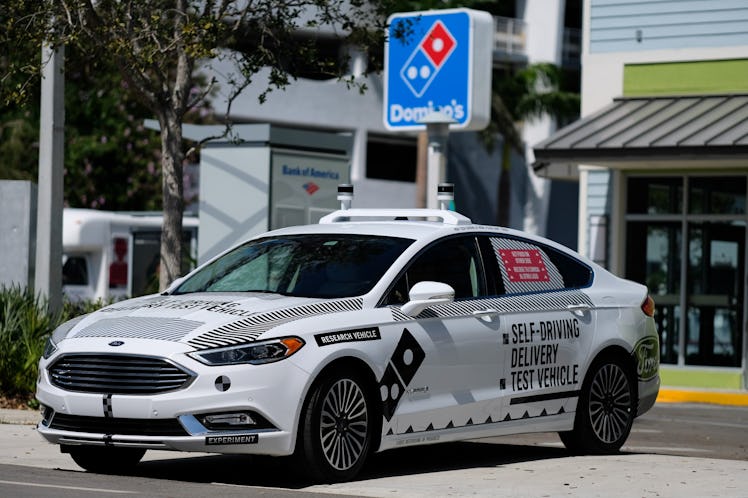 Ford's test vehicle in Miami.