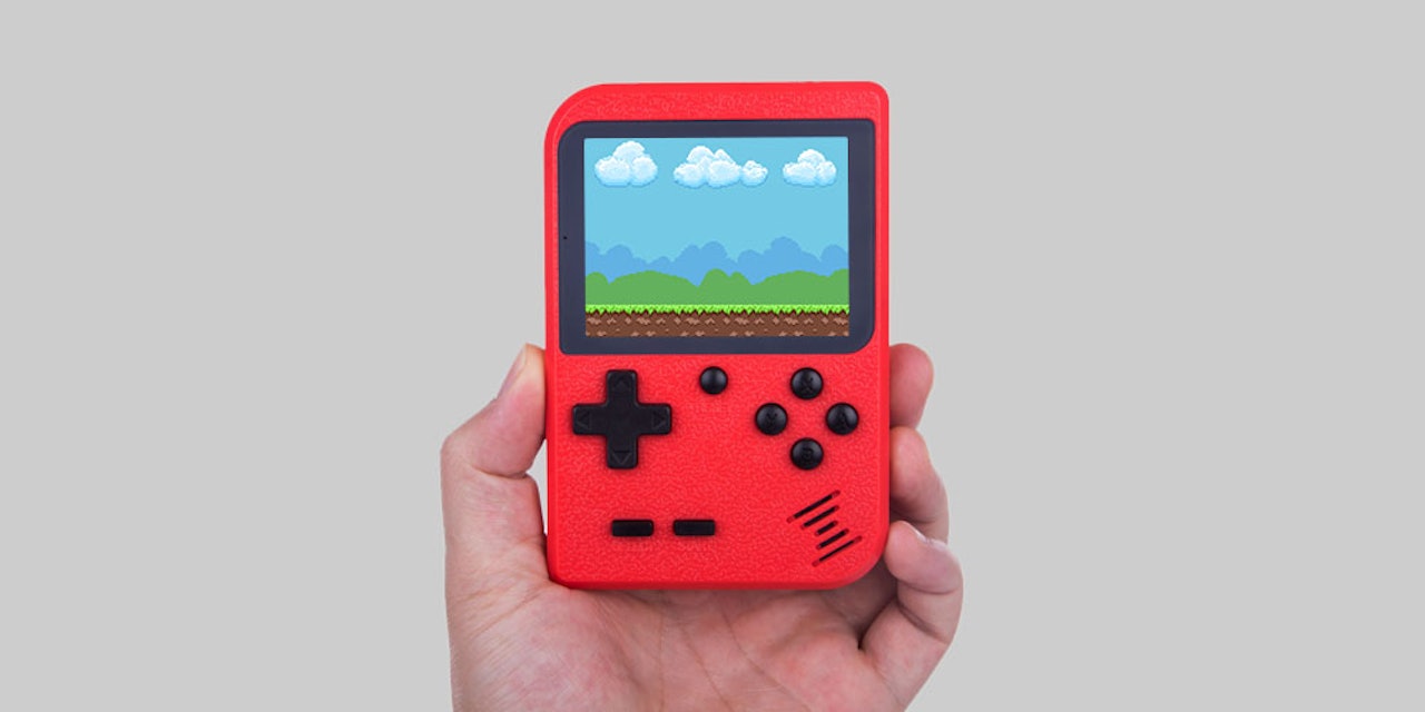 Play Vintage Games GameBud Portable Gaming Console 