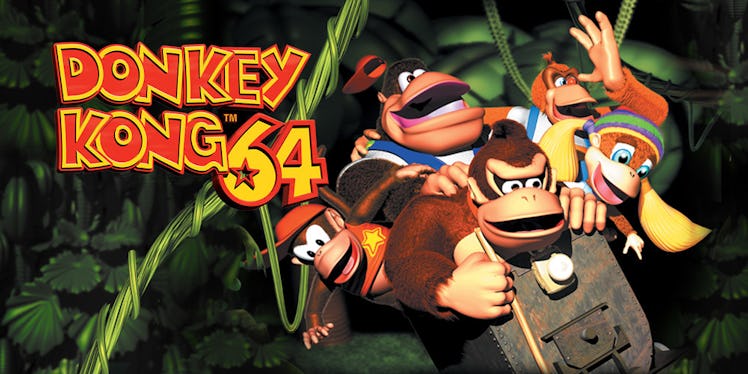 "Donkey Kong 64" video game poster