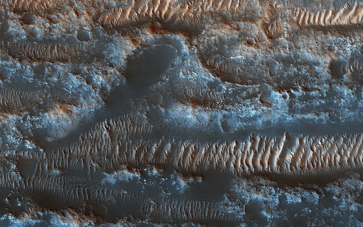 mars sandy topography