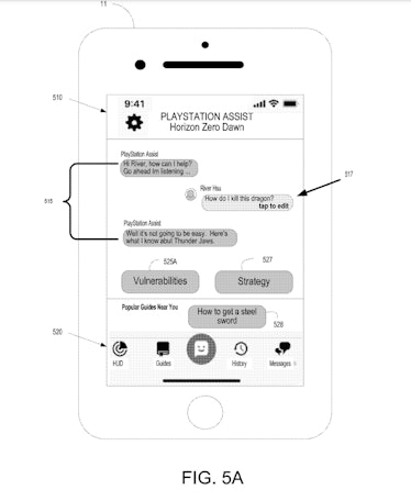 sony ps5 voice assistant patent