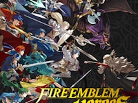 A promotional poster with all characters from the Fire Emblem Heroes update