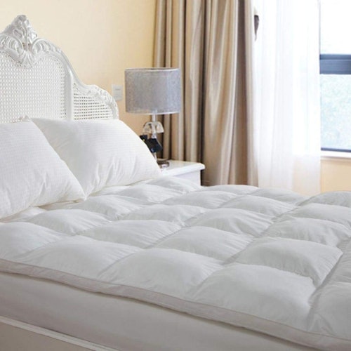 Duck & Goose Co Plush Durable Premium Hotel Quality Mattress Topper, Hypoallergenic Down Alternative...
