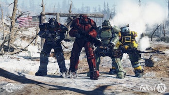 Fallout 76 player group power armor