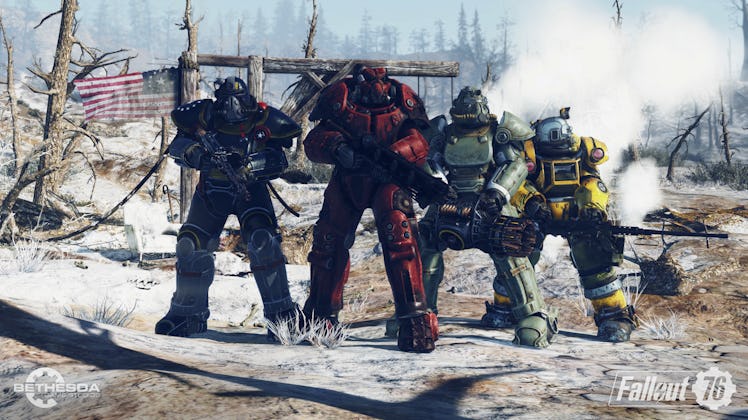 Fallout 76 player group power armor