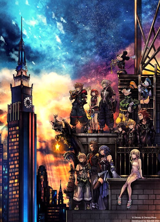 'Kingdom Hearts III' cover art.
