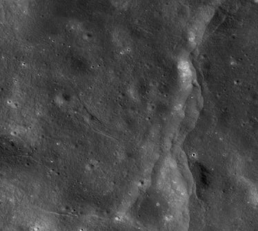 moon disturbed by faults