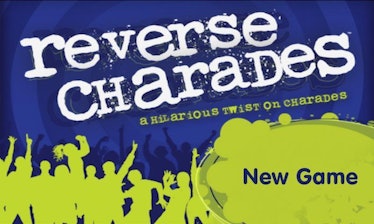 A reverse charades game cover