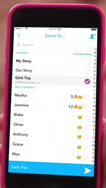 Snapchat Custom Story