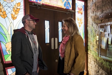 Damon Lindelof and Mimi Leder filming 'The Leftovers' Season 3