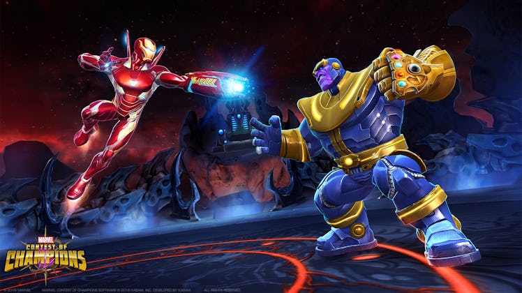 Contest of Champions Infinity War Iron Man Thanos