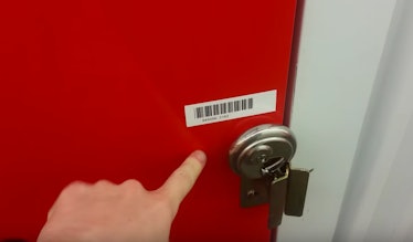 magnet lock in storage unit apartment