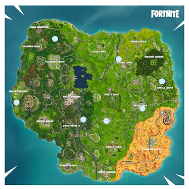 'Fortnite' Time Trials Map Locations