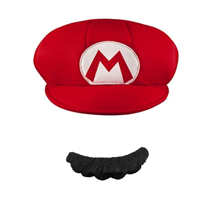 Super Mario Bros. Mario Adult Costume Hat & Mustache