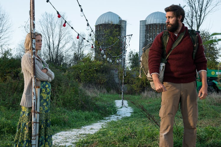 Emily Blunt and John Krasinski in 'A Quiet Place'.