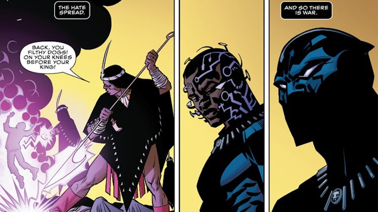 Panel from Marvel's Black Panther #1