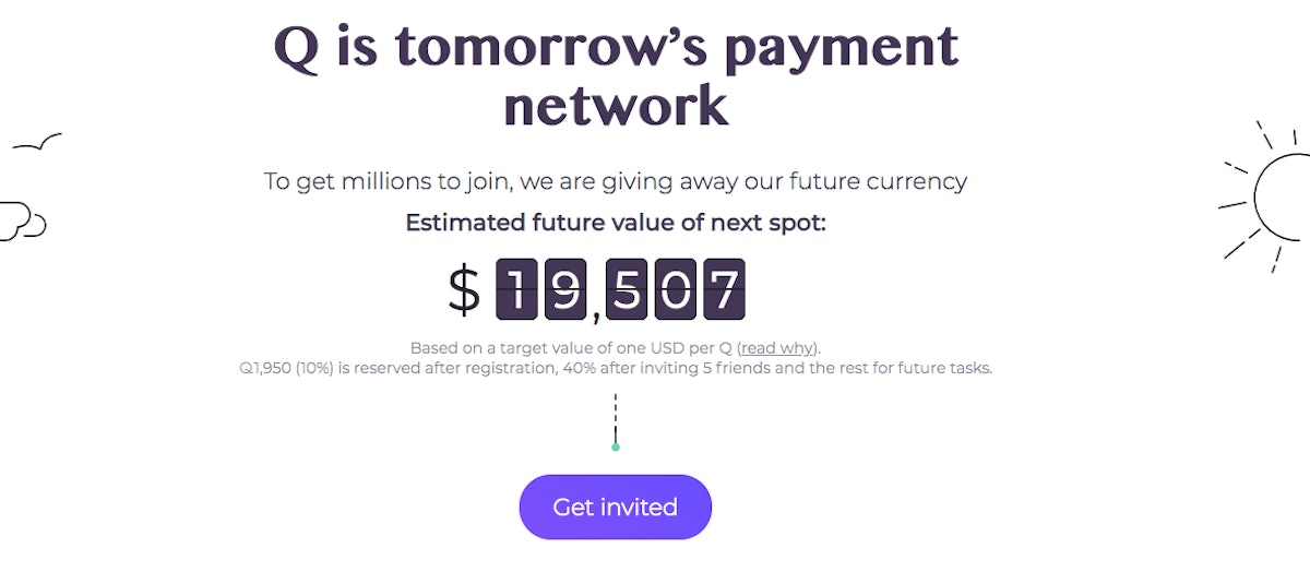 Initiative Q Is Too Good to Be True, but Probably Too Free to Be a Scam