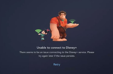 disney plus unable to connect