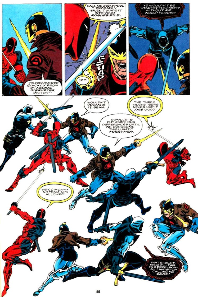 Avengers Dane Whitman Black Knight Deadpool