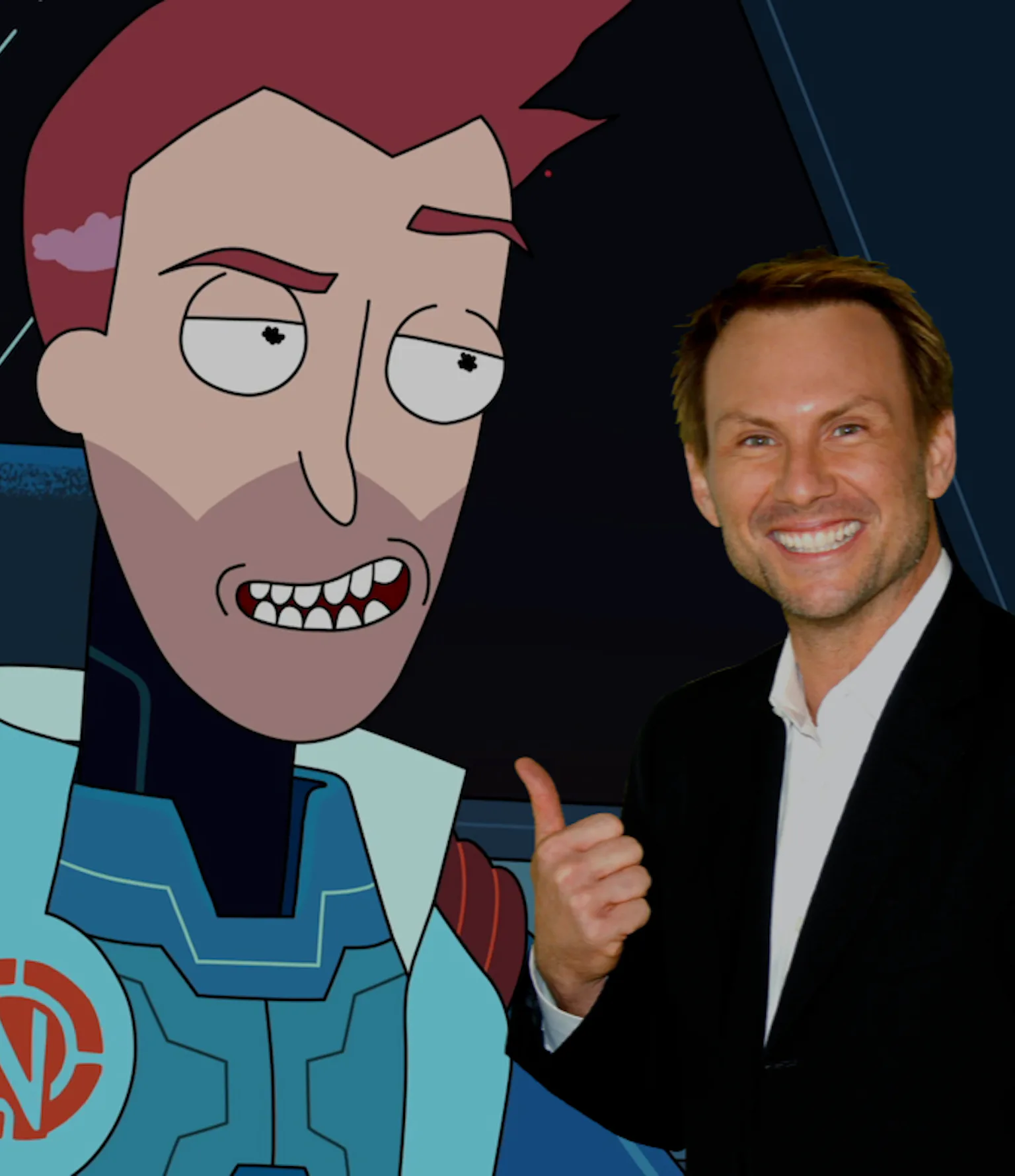 Rick And Morty Vindicators Christian Slater Talks Playing Vance Maximus Rick And Morty Vindicators Christian Slater Talks Playing Vance Maximus