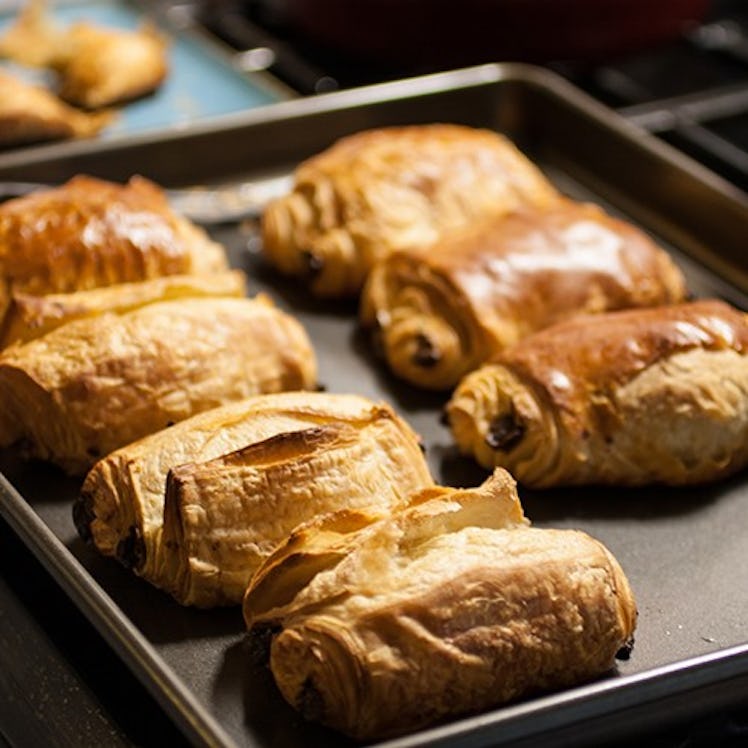 Chocolate Butter Croissants
