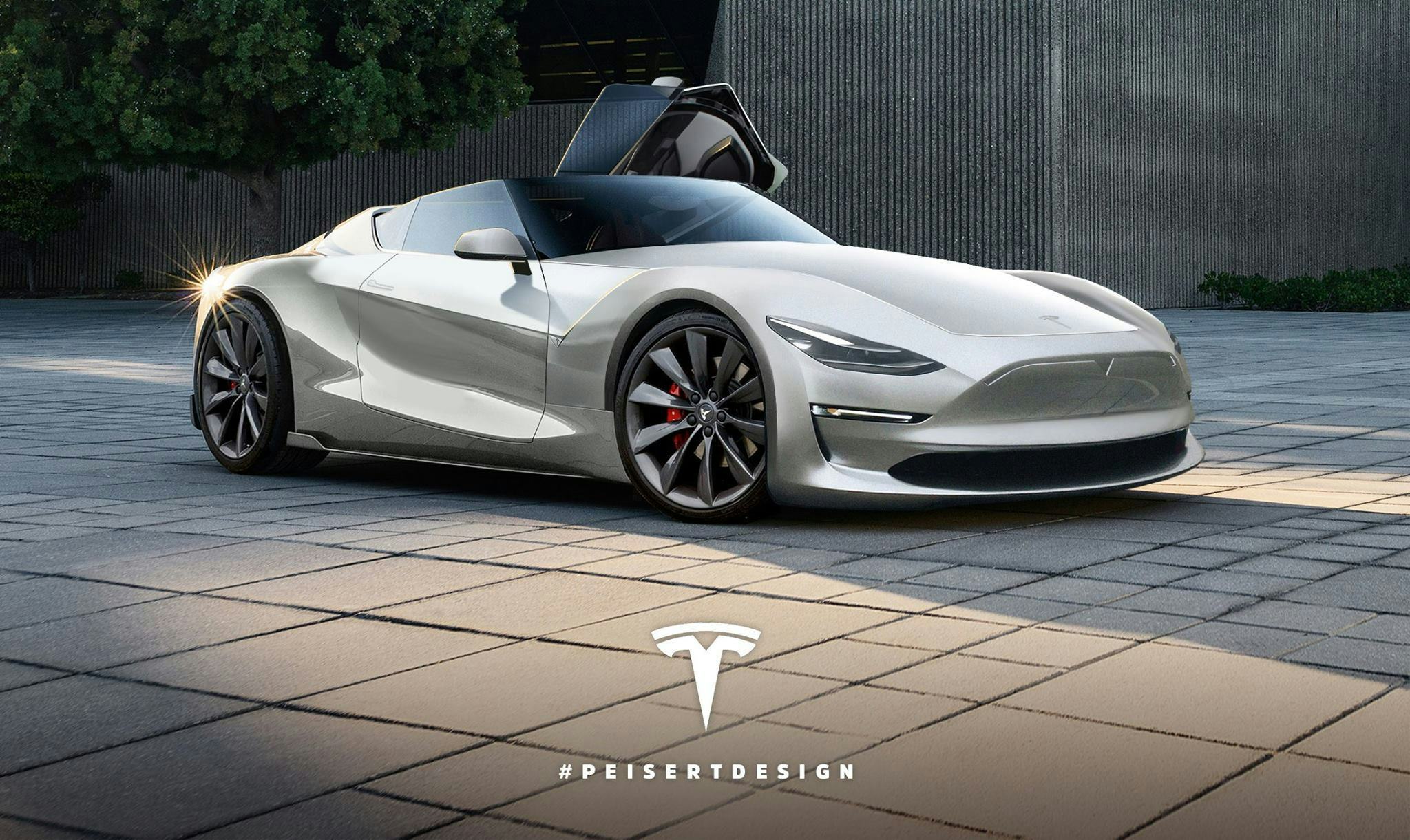 The 2019 Tesla Roadster Looks Gorgeous In This Concept Art