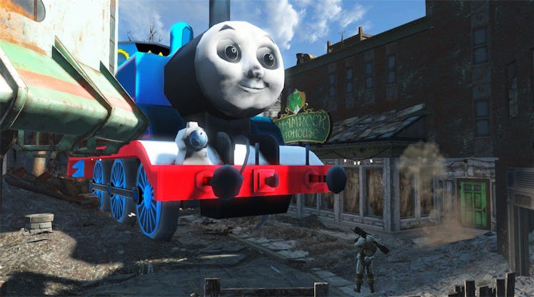 Thomas the Tank Engine in Fallout? There's a mod for that.