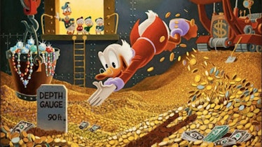 Scrooge McDuck gold